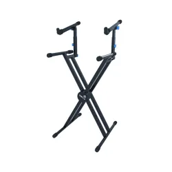 Quiklok Ql-742 Βάση Αρμονίου - Keyboard - Πλήκτρων Διπλή Μαύρη