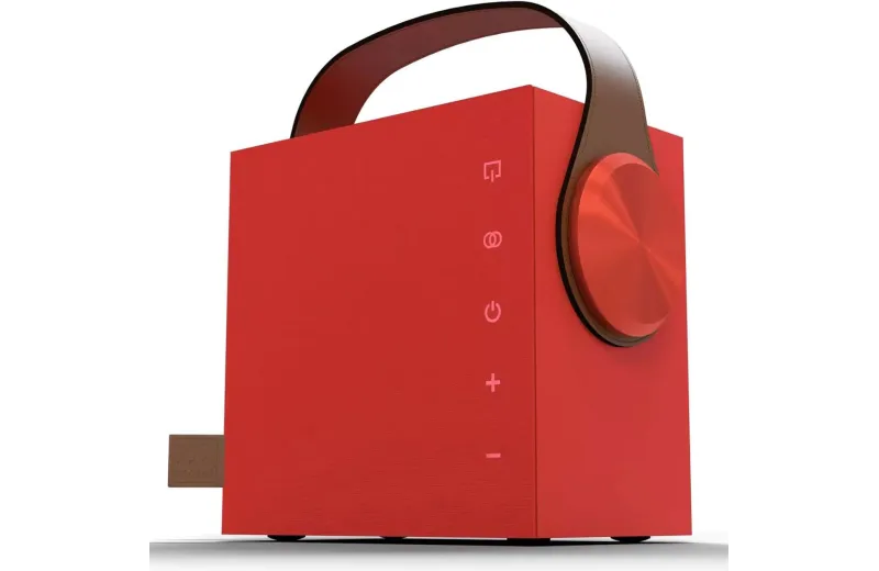 Morel Biggie Portable Bluetooth Speaker - Ruby Red