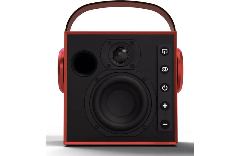 Morel Biggie Portable Bluetooth Speaker - Ruby Red