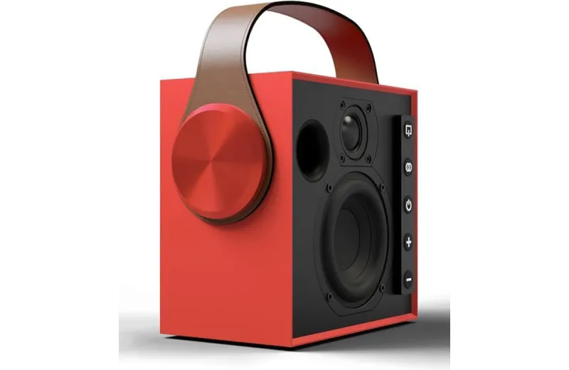 Morel Biggie Portable Bluetooth Speaker - Ruby Red