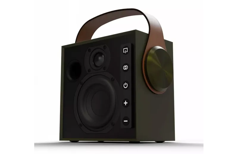 Morel Biggie Portable Bluetooth Speaker - Olive Green