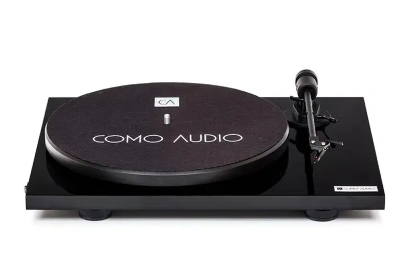 Como Audio Vinyl Turntable - Gloss Black