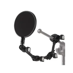 Quiklok Fap-006 Pop Filter With Swivel Arm Black