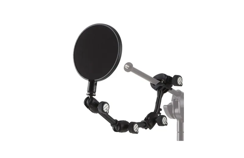 Quiklok Fap-006 Pop Filter With Swivel Arm Black
