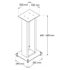 Norstone Alva Plus Walnut (Pair)