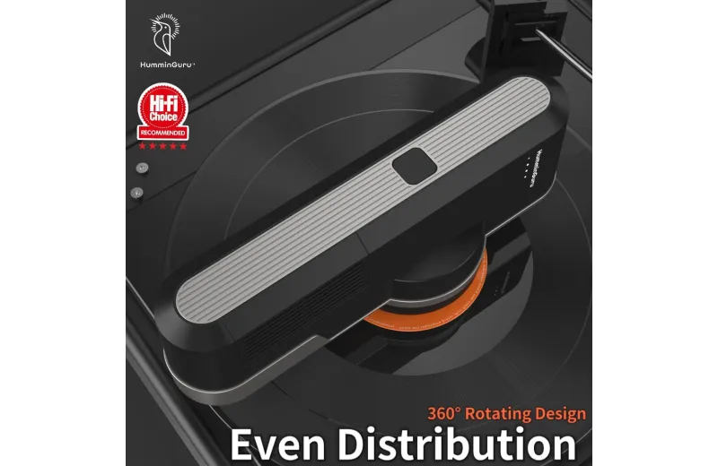 Humminguru Orbit Vinyl Record Static Remover