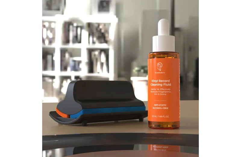 Humminguru I-Brush Vinyl Record Cleaning Kit