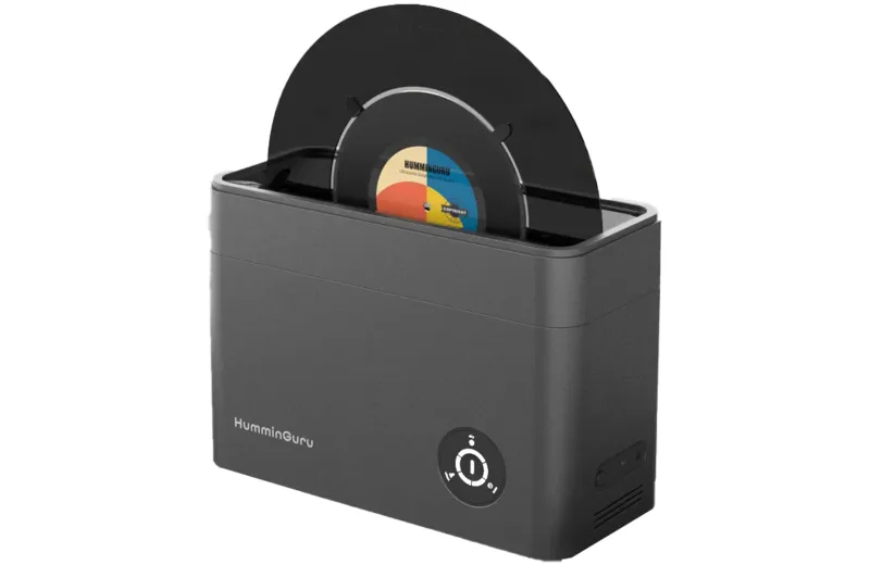 Humminguru Ultrasonic Vinyl Record Cleaner Bundle