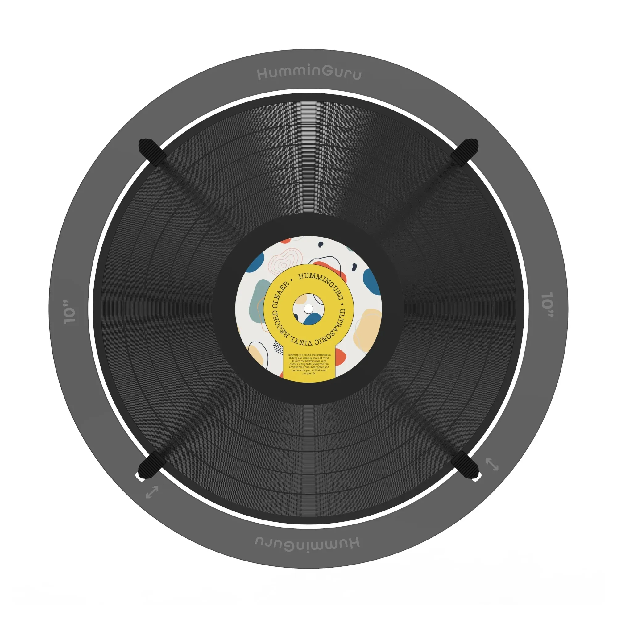 Humminguru 10-Inch Record Adapter