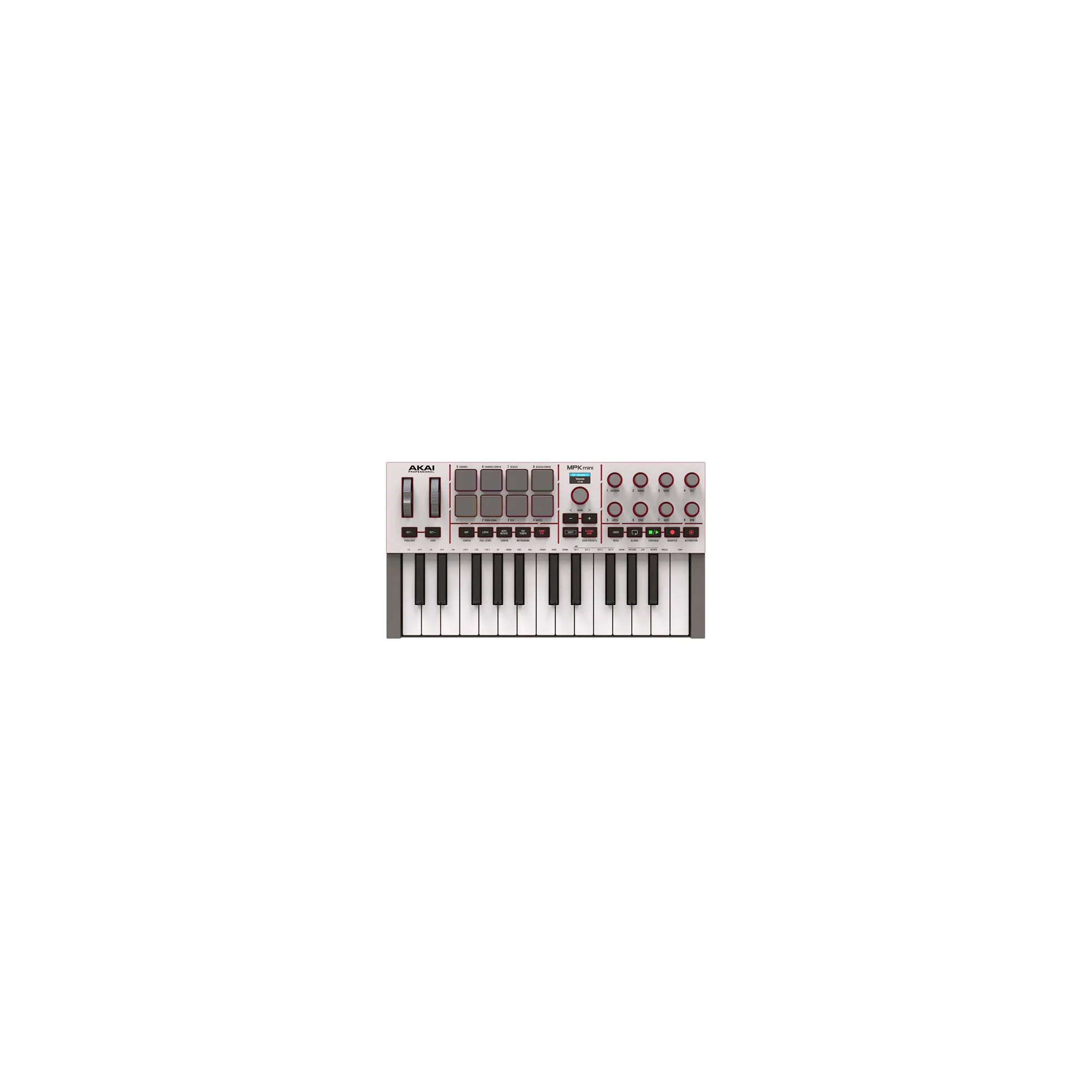 AKAI MPK MINI IV 25 Keys Midi Keyboard White