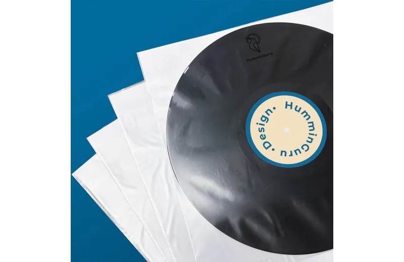 Humminguru 12" Premium Inner Record Sleeves (50 Pack)