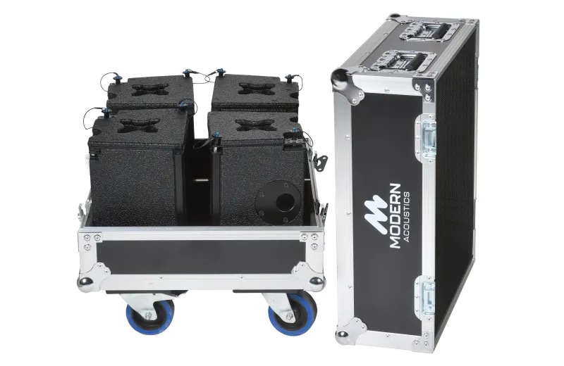 Modern Acoustics Flightcase FC-LA-80/4-1 για 4 δορυφόρους LA-80