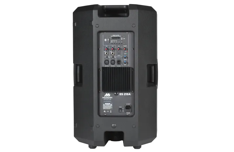 Modern Acoustics ES215A Active Loudspeaker with Bluetooth - Black