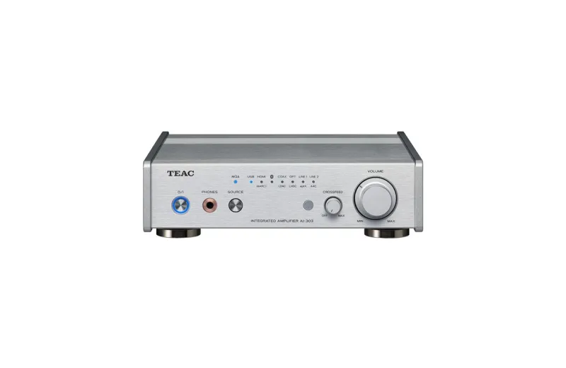 Teac Ai-303 USB Dac Και Oλοκληρωμένος Eνισχυτής Aσημένιο