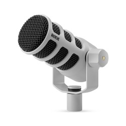 Rode Podmic-White Δυναμικό Podcasting Μικρόφωνο (Limited Edition)