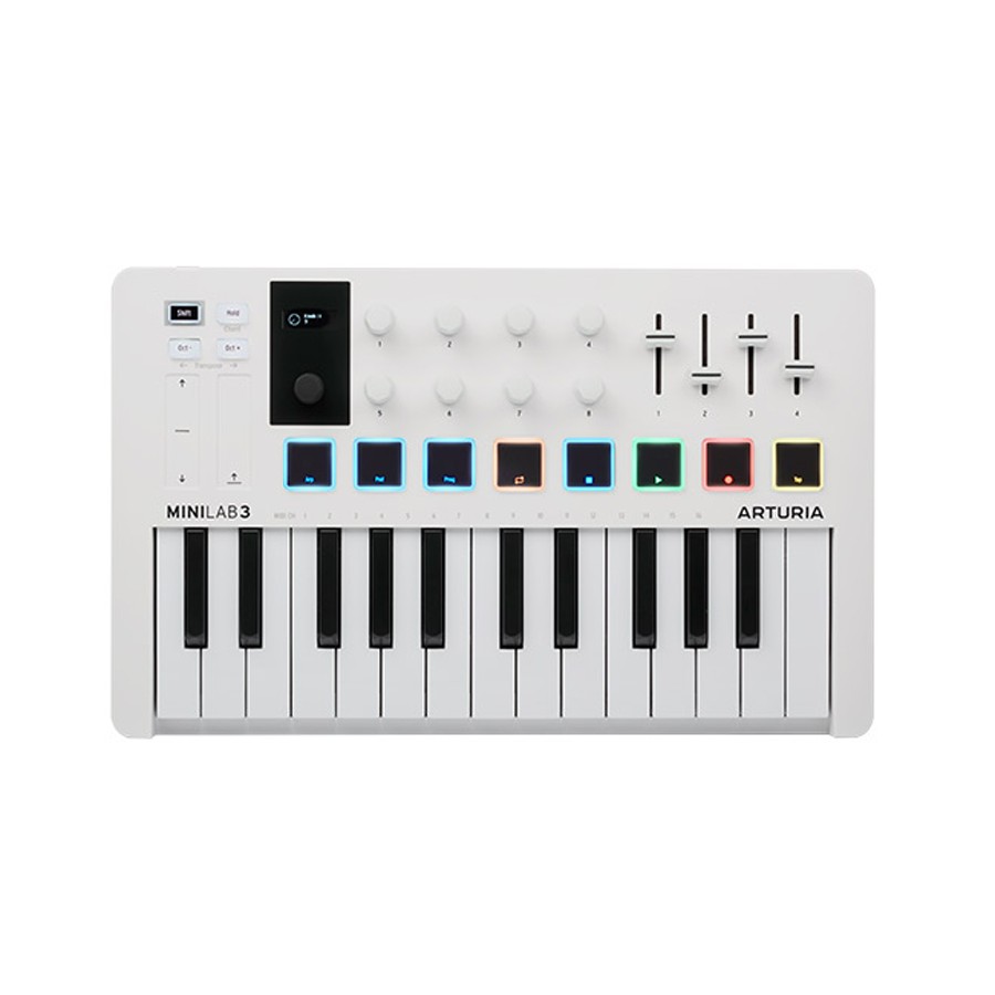 Arturia Minilab 3 White MIDI keyboard με 25 πλήκτρα