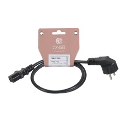 Onsei ON-PC100 Καλώδιο τροφοδοσίας ρεύματος με βύσμα IEC 1m