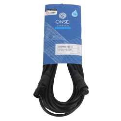 Onsei ONIPRO-32318 Microphone Cable 3-pin XLR Μale - 3-pin XLR Female 8m with REAN Connectors and IP65 Protection