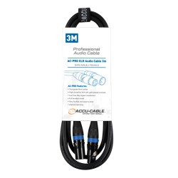 Accu-cable AC-PRO XLR audio cable 3,0m