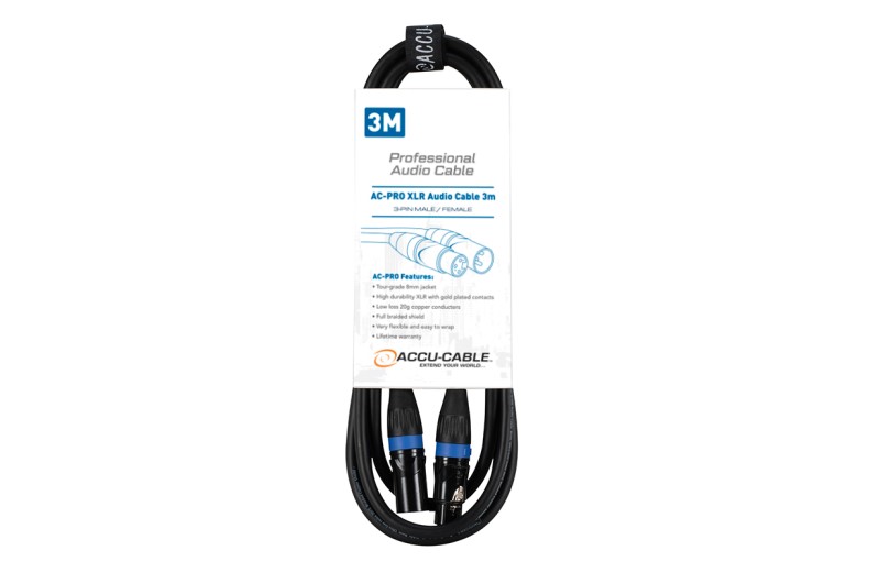 Accu-cable AC-PRO XLR καλώδιο 3,0m