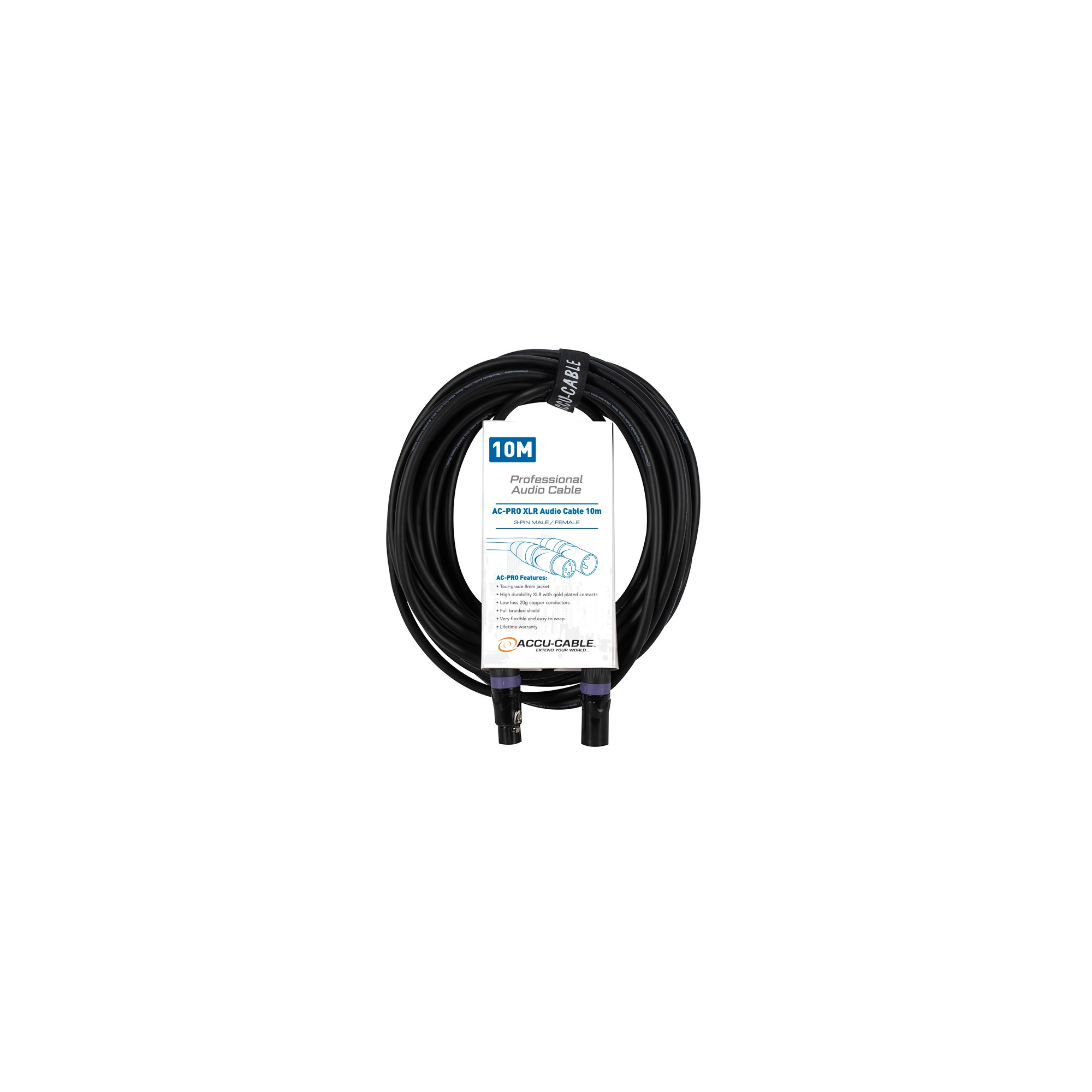 Accu-cable AC-PRO XLR audio cable 10,0m