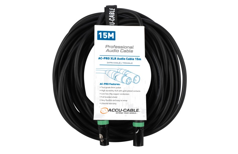 Accu-cable AC-PRO XLR audio cable 15,0m