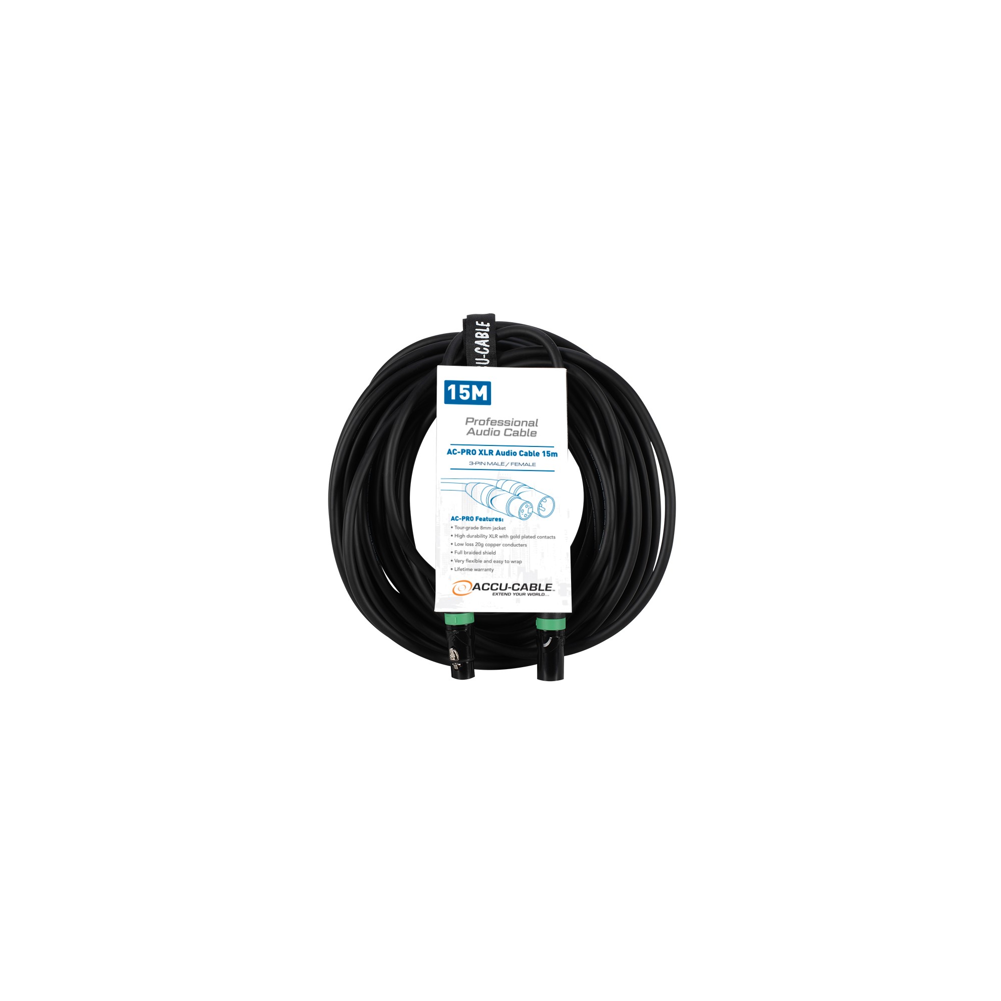 Accu-cable AC-PRO XLR audio cable 15,0m