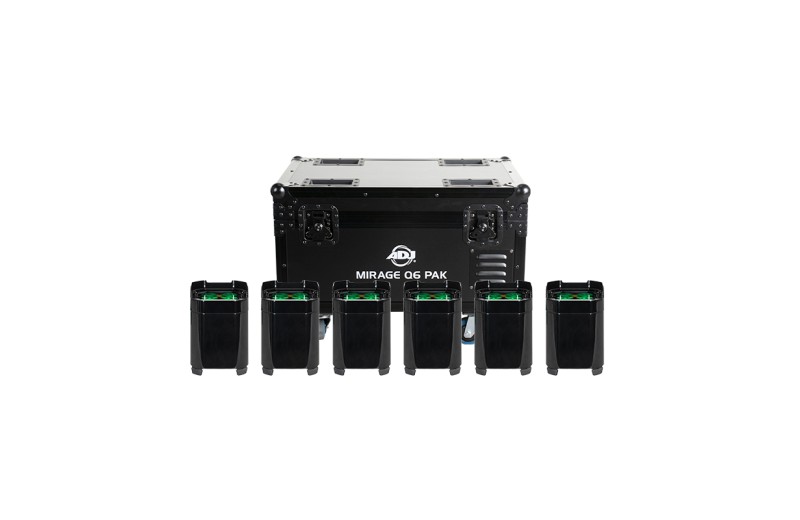 American DJ Mirage Q6 Pak Black