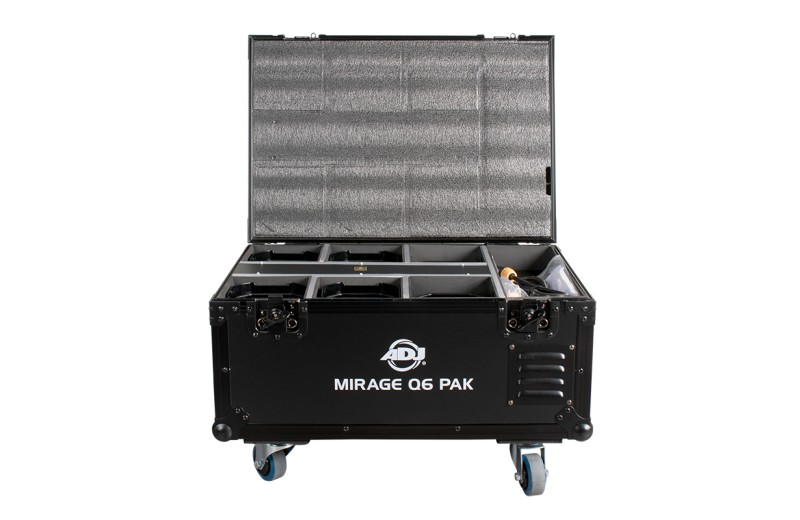 American DJ Mirage Q6 Pak Black