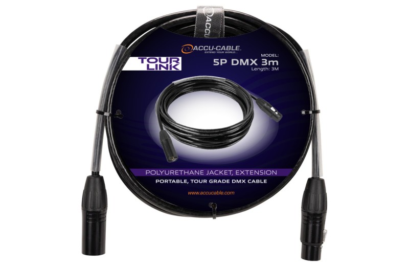 Accu-cable Tour Link 5P DMX 3m