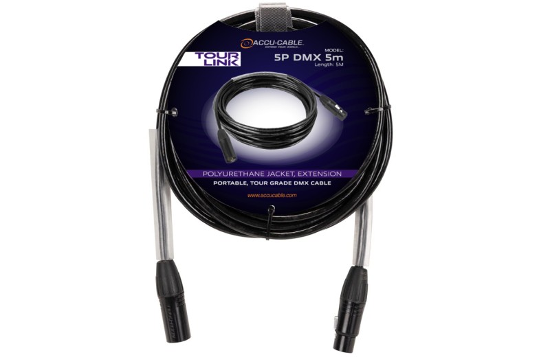 Accu-cable Tour Link 5P DMX 5m