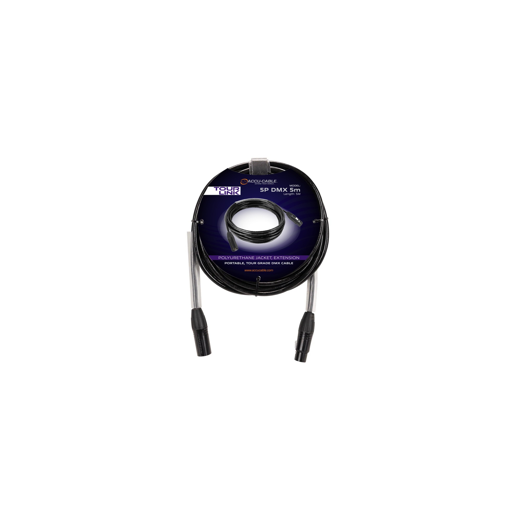 Accu-cable Tour Link 5P DMX 5m
