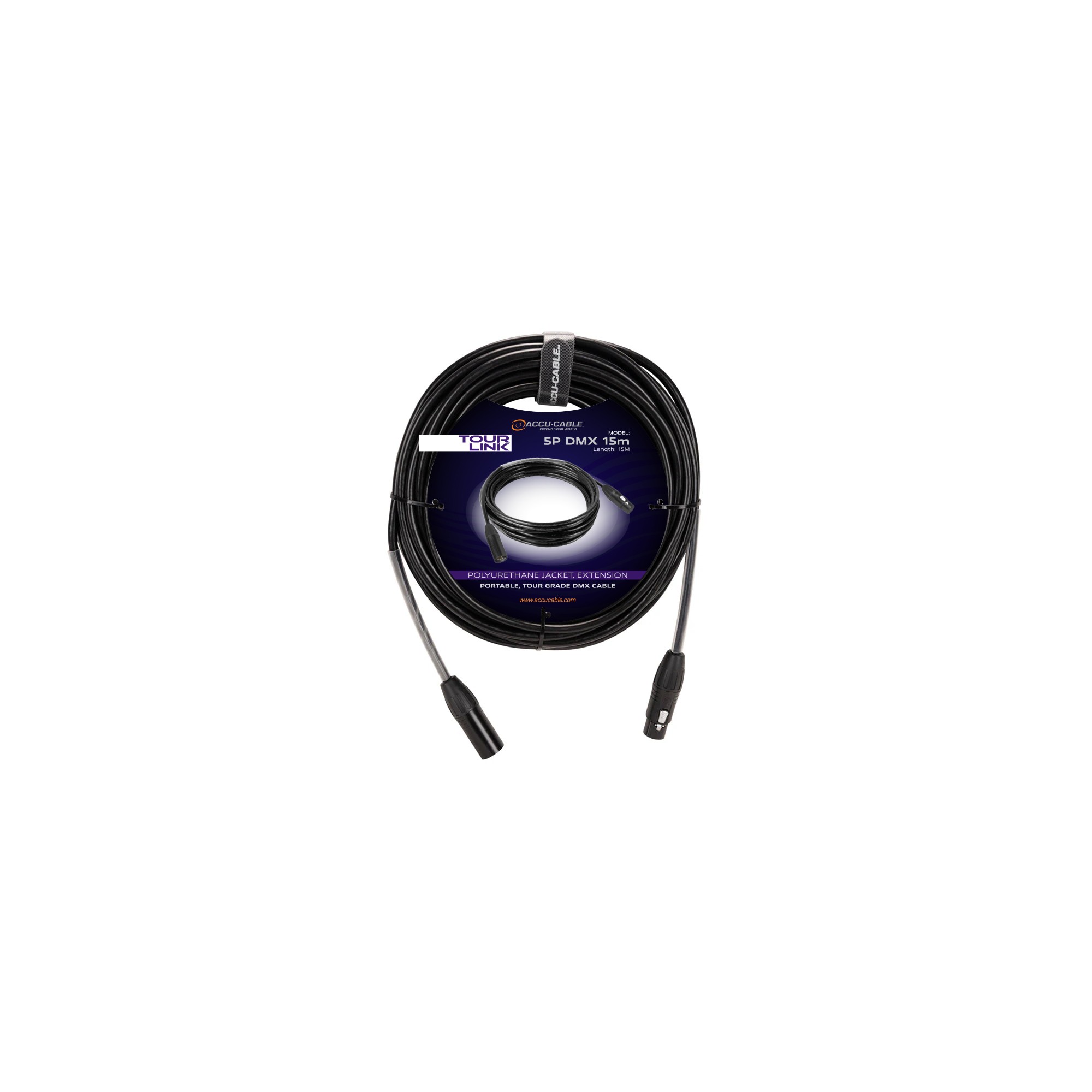 Accu-cable Tour Link 5P DMX 15m