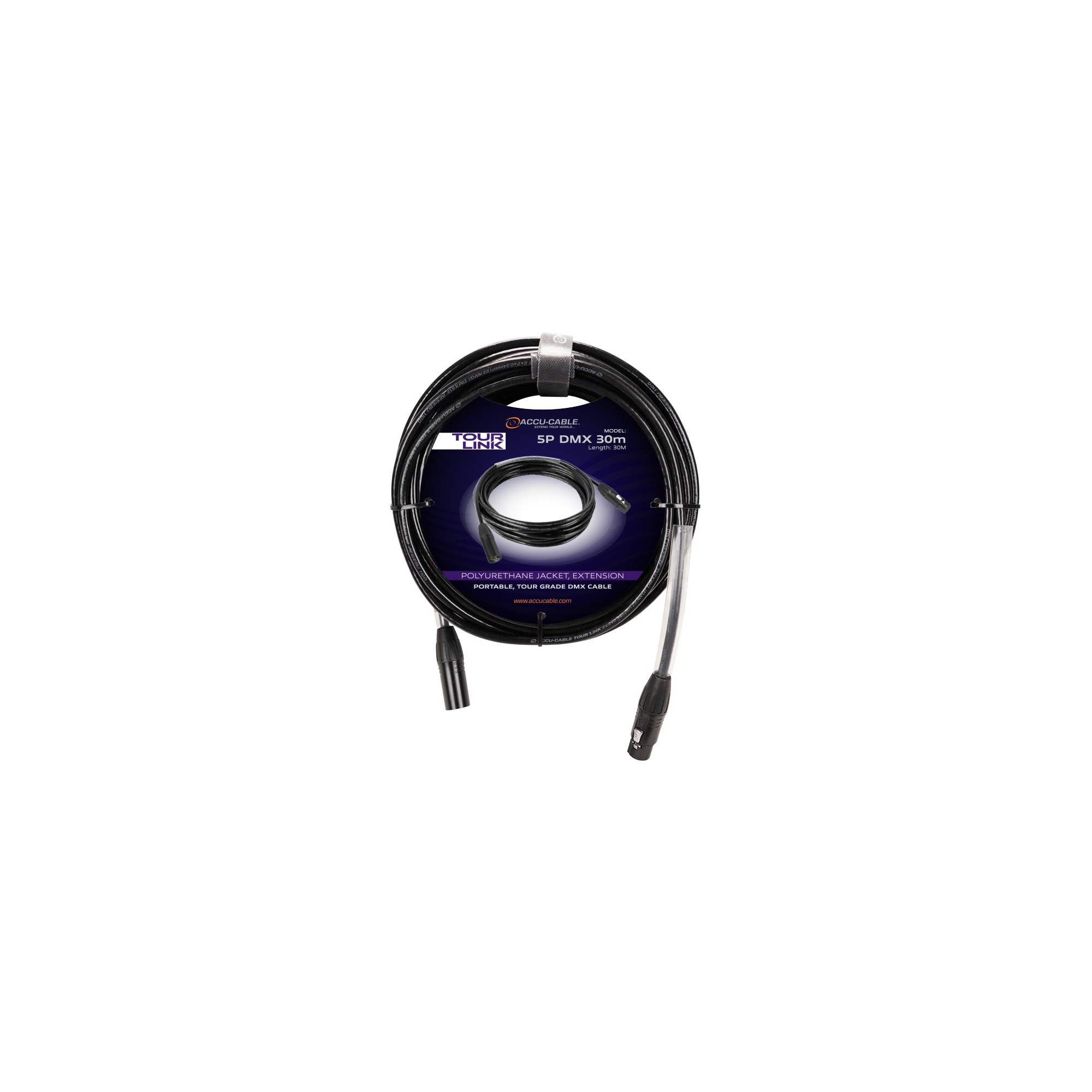 Accu-cable Tour Link 5P DMX 30m