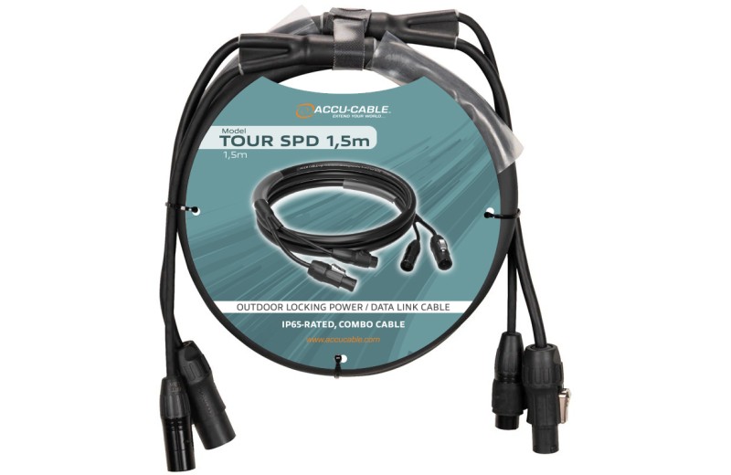Accu-cable Tour SPD 1,5m
