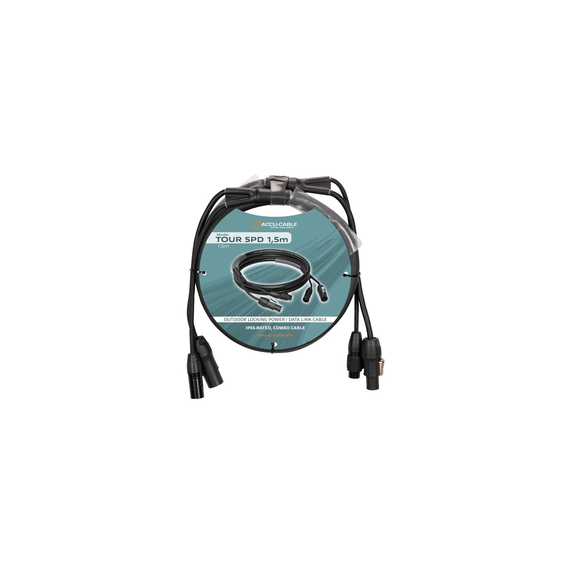 Accu-cable Tour SPD 1,5m