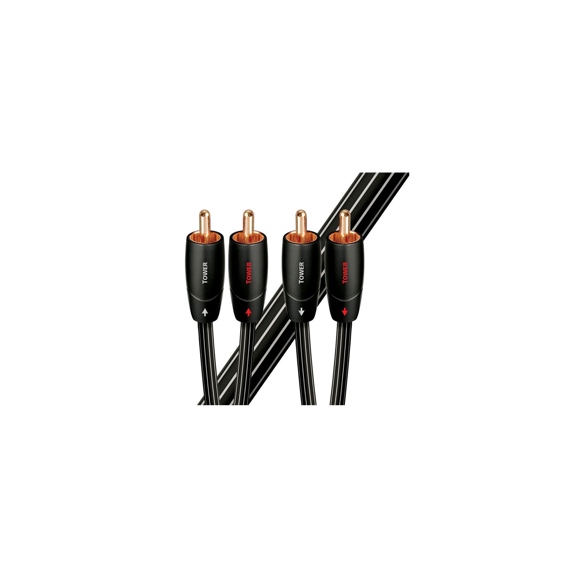 AUDIOQUEST TOWER 2X RCA - 2X RCA 0,6M