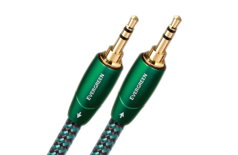 AUDIOQUEST EVERGREEN 3,5MM MALE MINI - 3,5MM MALE MINI 0,6M