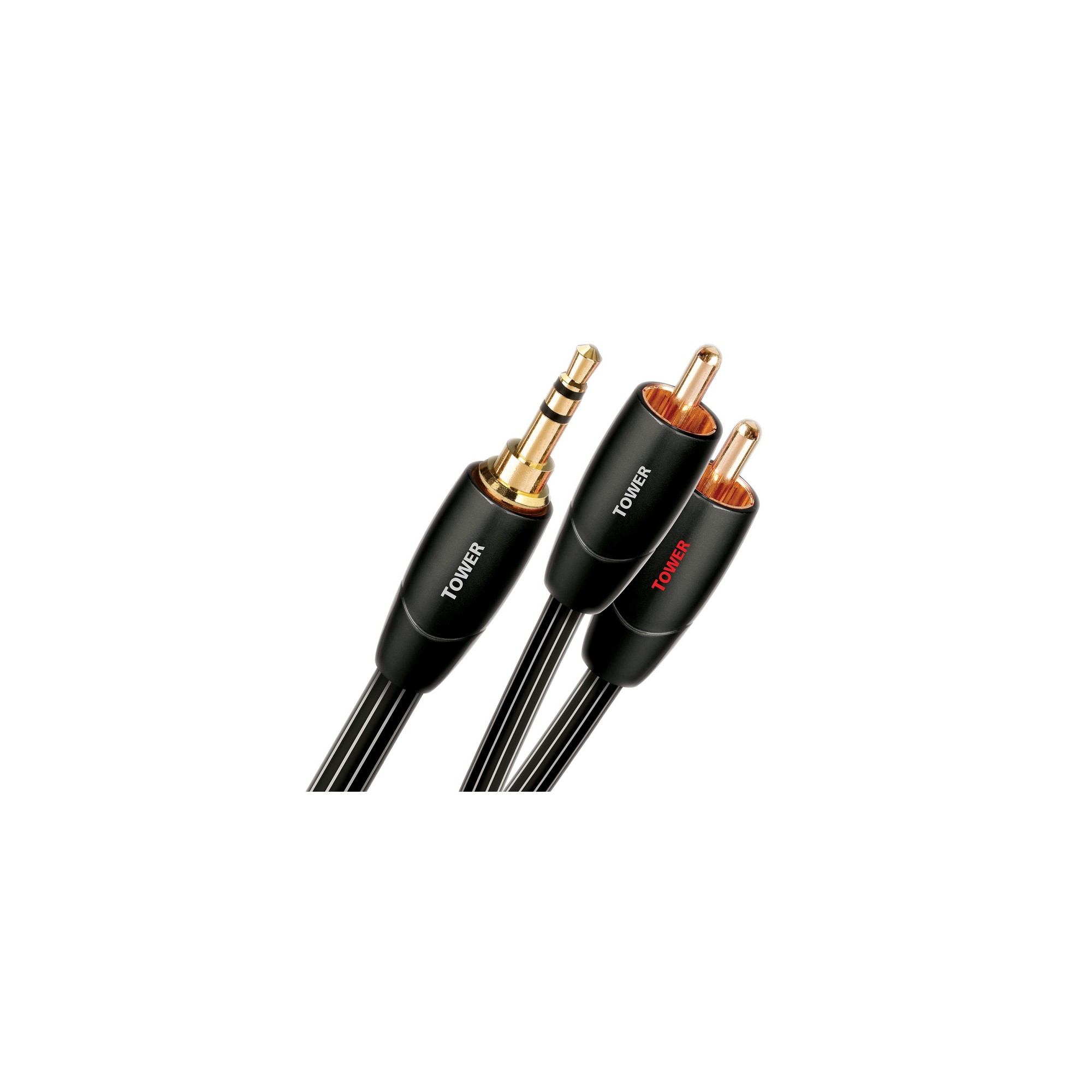 AUDIOQUEST TOWER 3,5MM MALE MINI - 2 X RCA 3M