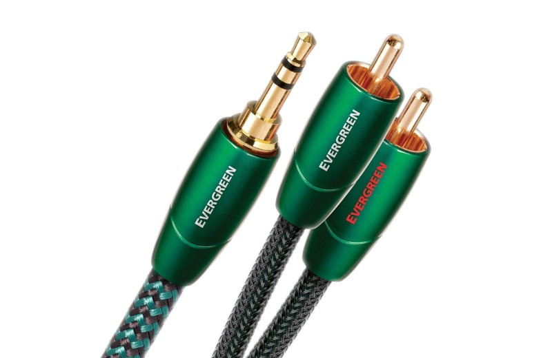 AUDIOQUEST EVERGREEN 3,5MM MALE MINI - 2 X RCA 0,6M