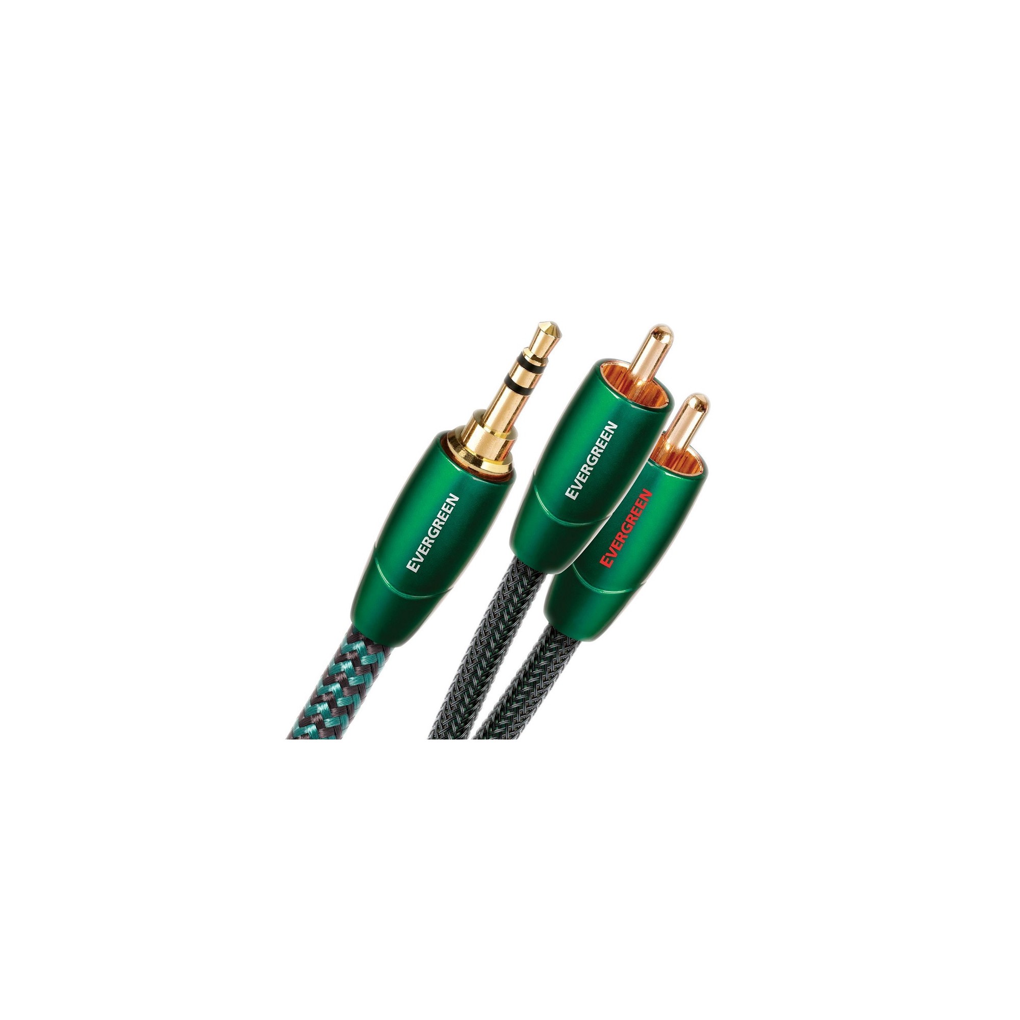 AUDIOQUEST EVERGREEN 3,5MM MALE MINI - 2 X RCA 1M