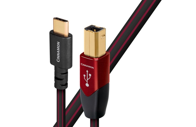AUDIOQUESTCINNAMON USB-C MALE - USB-B MALE 1,5M