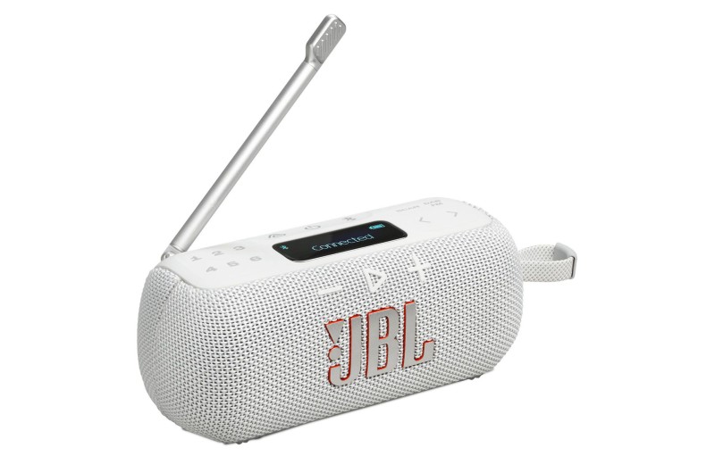 JBL Tuner 3 Waterproof Bluetooth Speaker DAB/FM Radio White