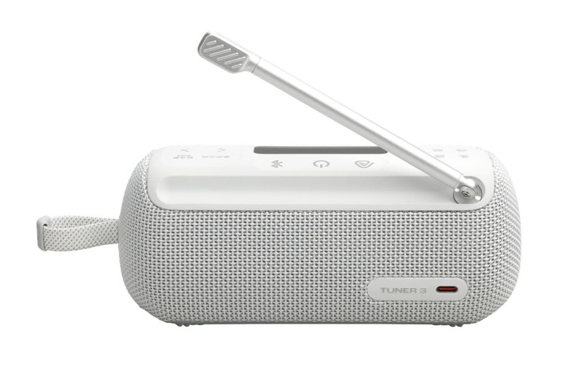 JBL Tuner 3 Waterproof Bluetooth Speaker DAB/FM Radio White