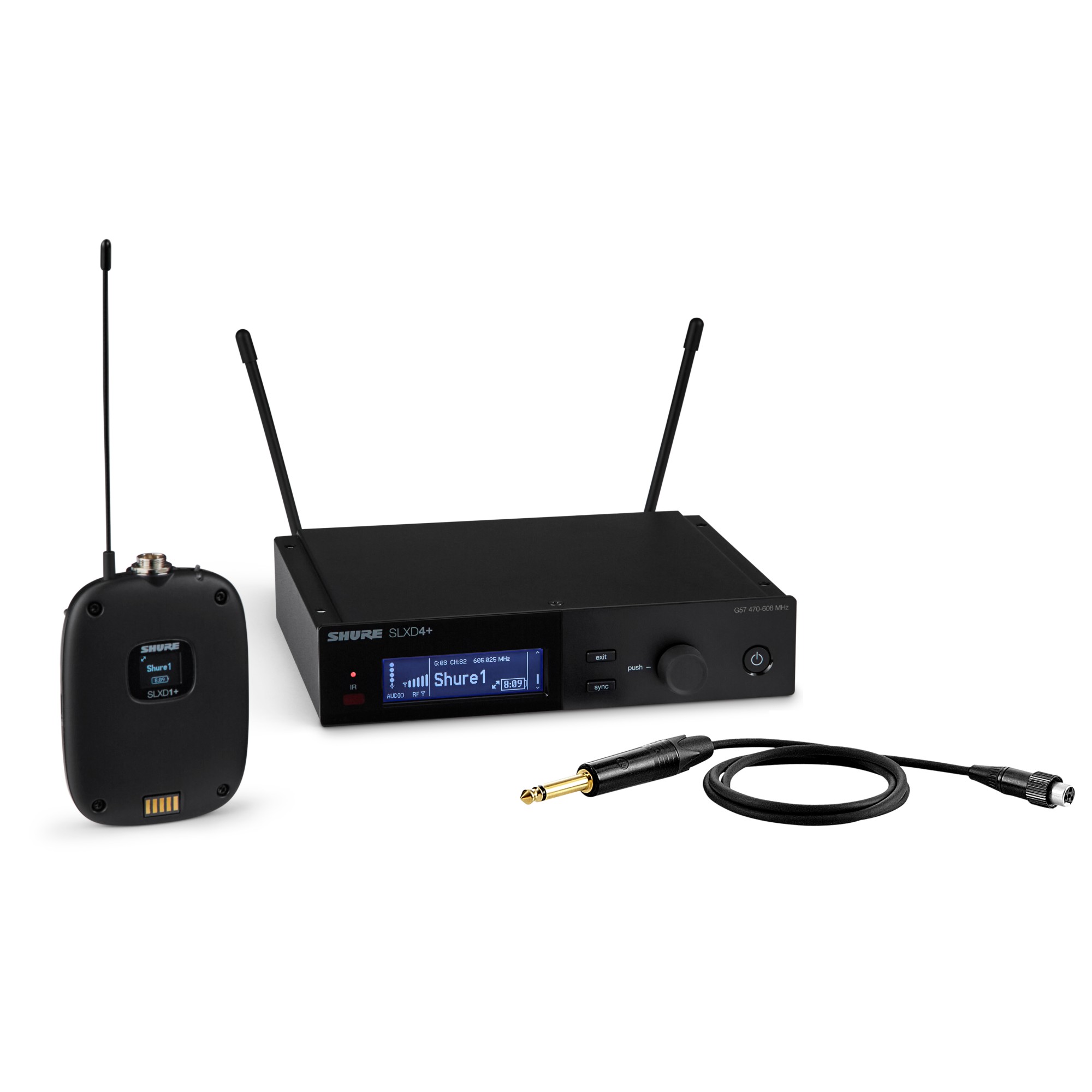 Shure SLXD14+ Ασύρματο Σύστημα Οργάνου / Μικροφώνου