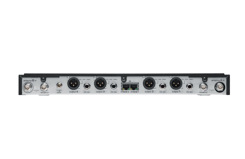 Shure SLXD4QDAN+ Δέκτης με Dante Audio