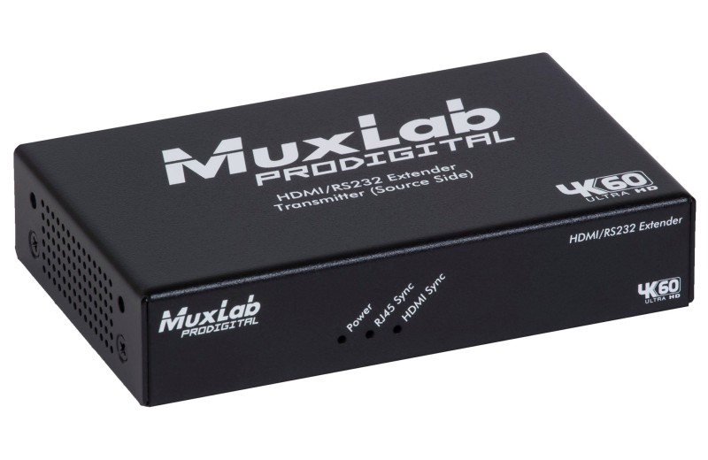 Muxlab HDMI/RS232 Extender Kit, HDBT, 4K/60 500459