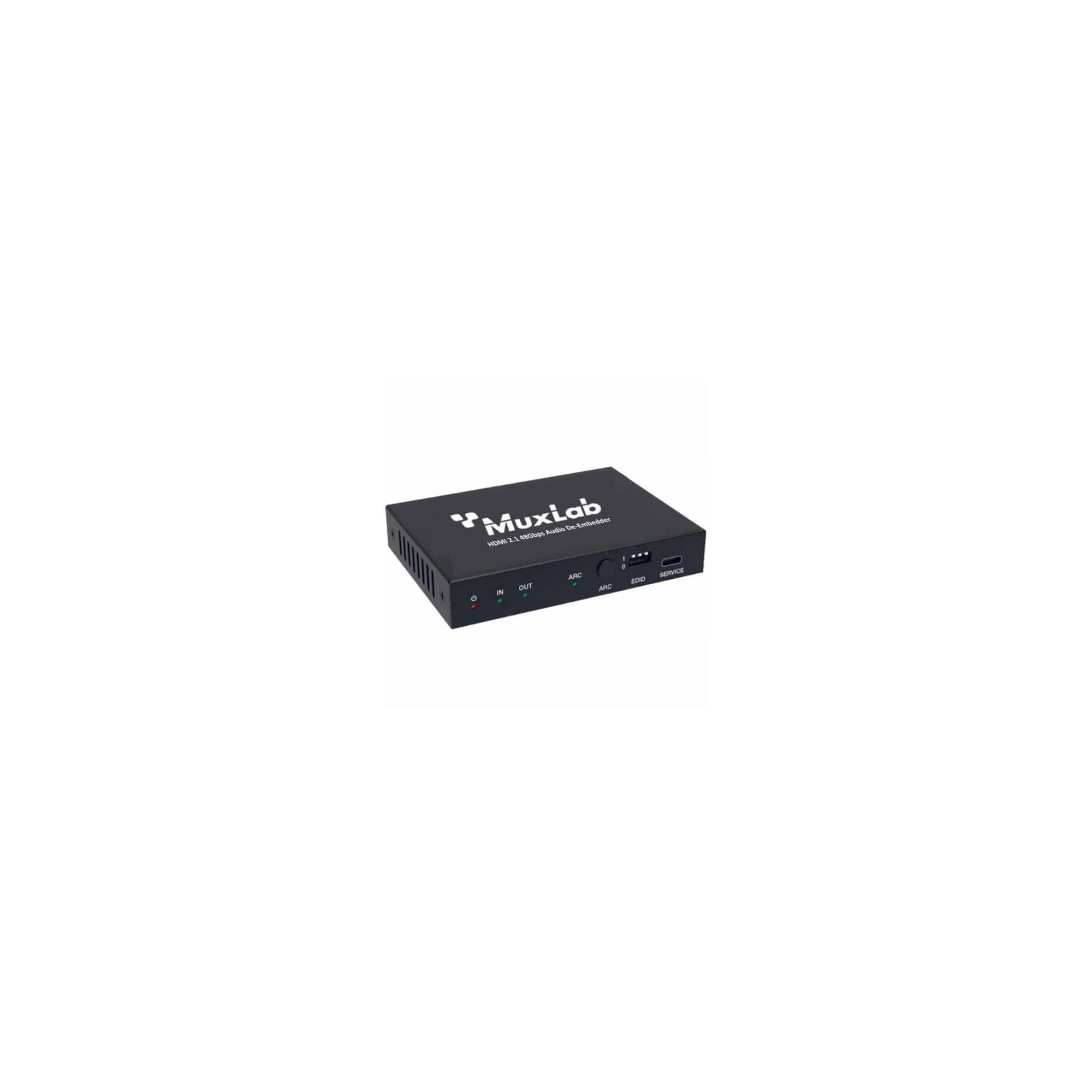 Muxlab HDMI 2.1 48Gbps Audio De-embedder