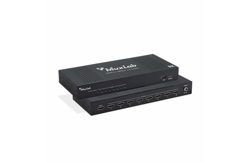 Muxlab HDMI 2.1 48Gbps 1x8 Splitter 500512