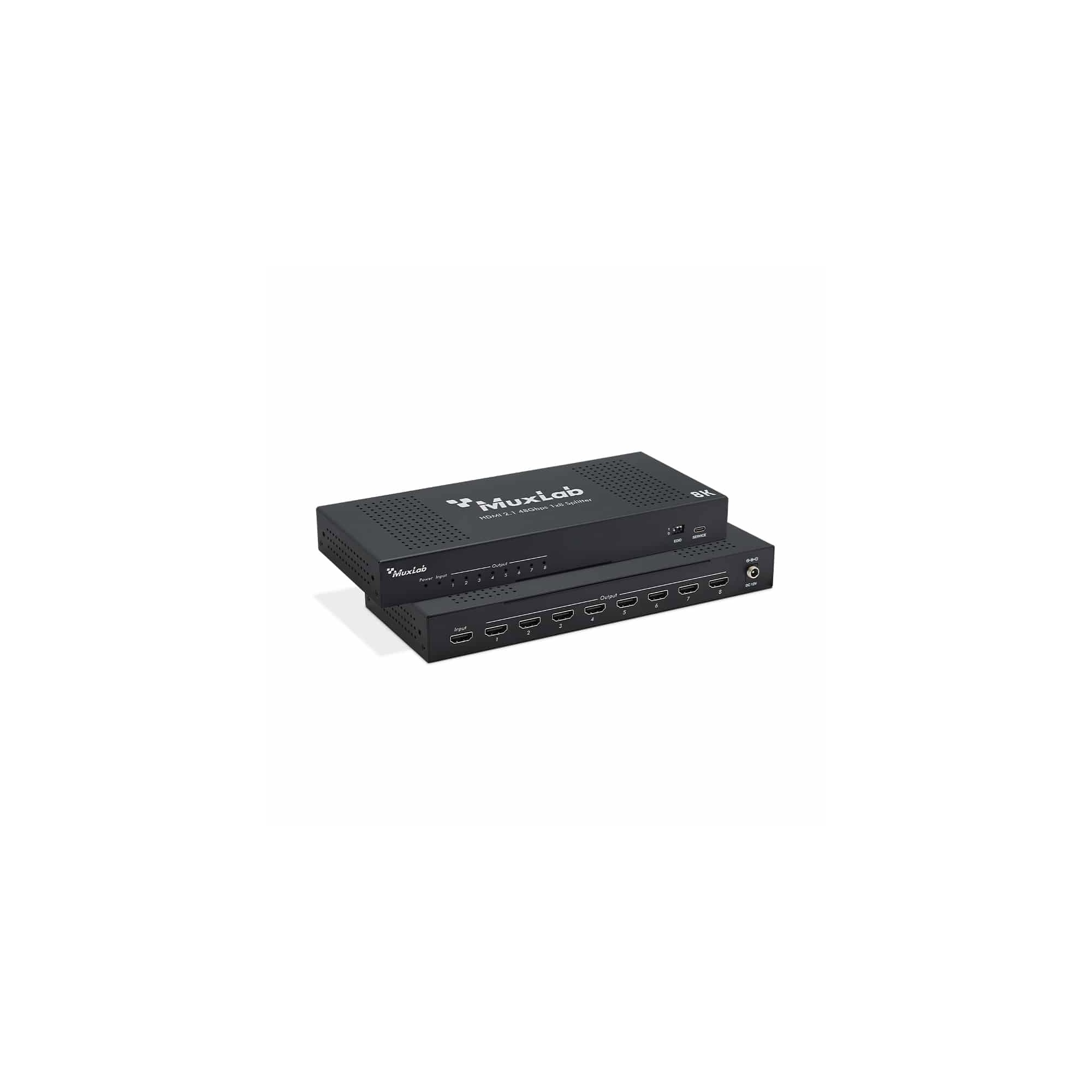 MuxLab HDMI 2.1 48Gbps 1x8 Splitter